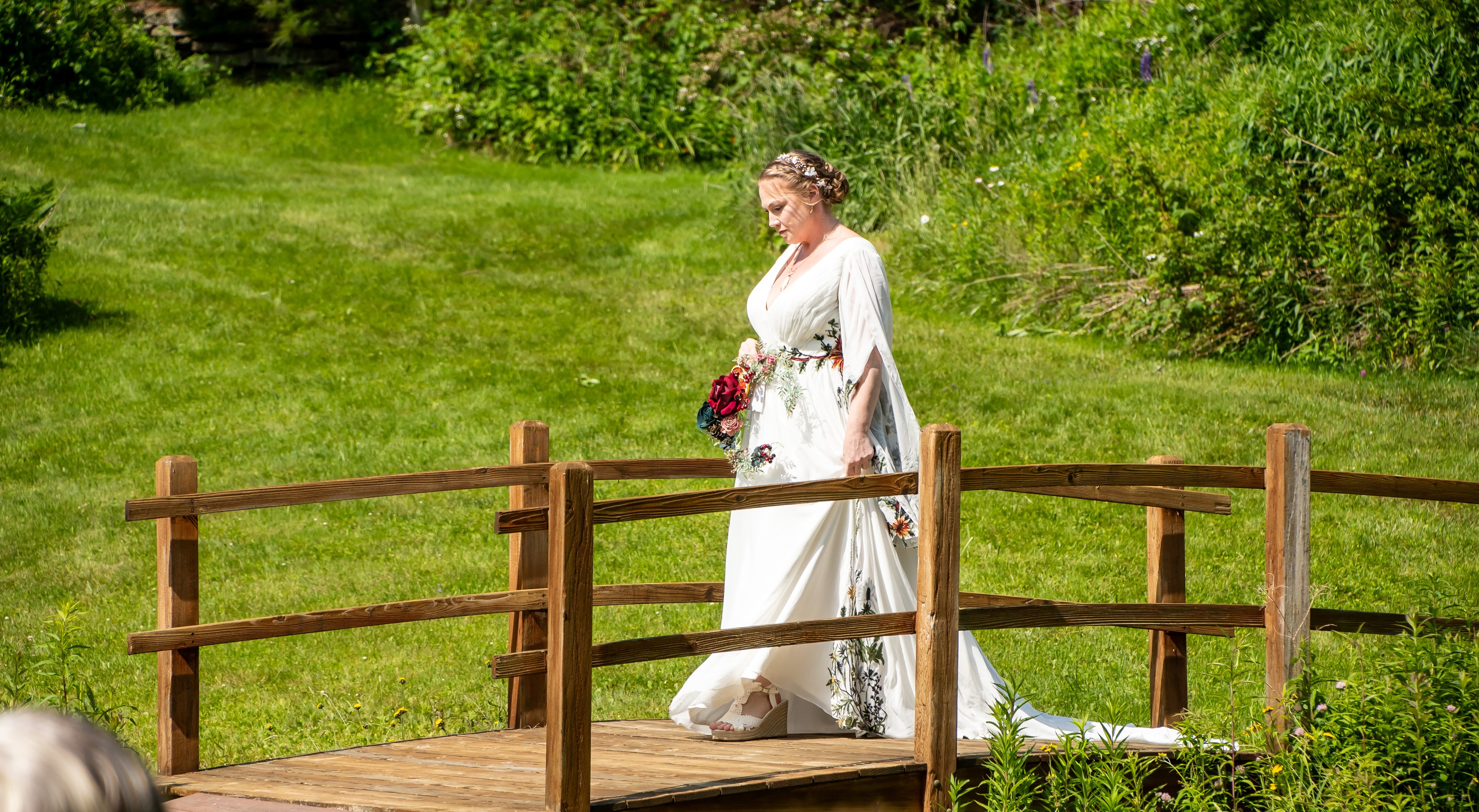 Crossing the Footbridge