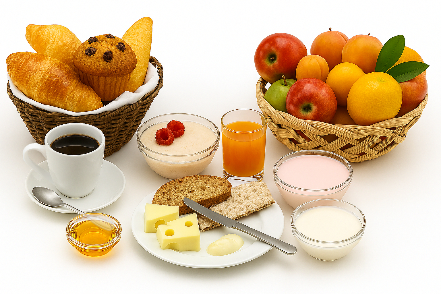 light continental breakfast